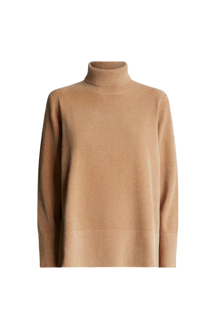 Maglia a Collo Alto RRD / Beige - Ideal Moda
