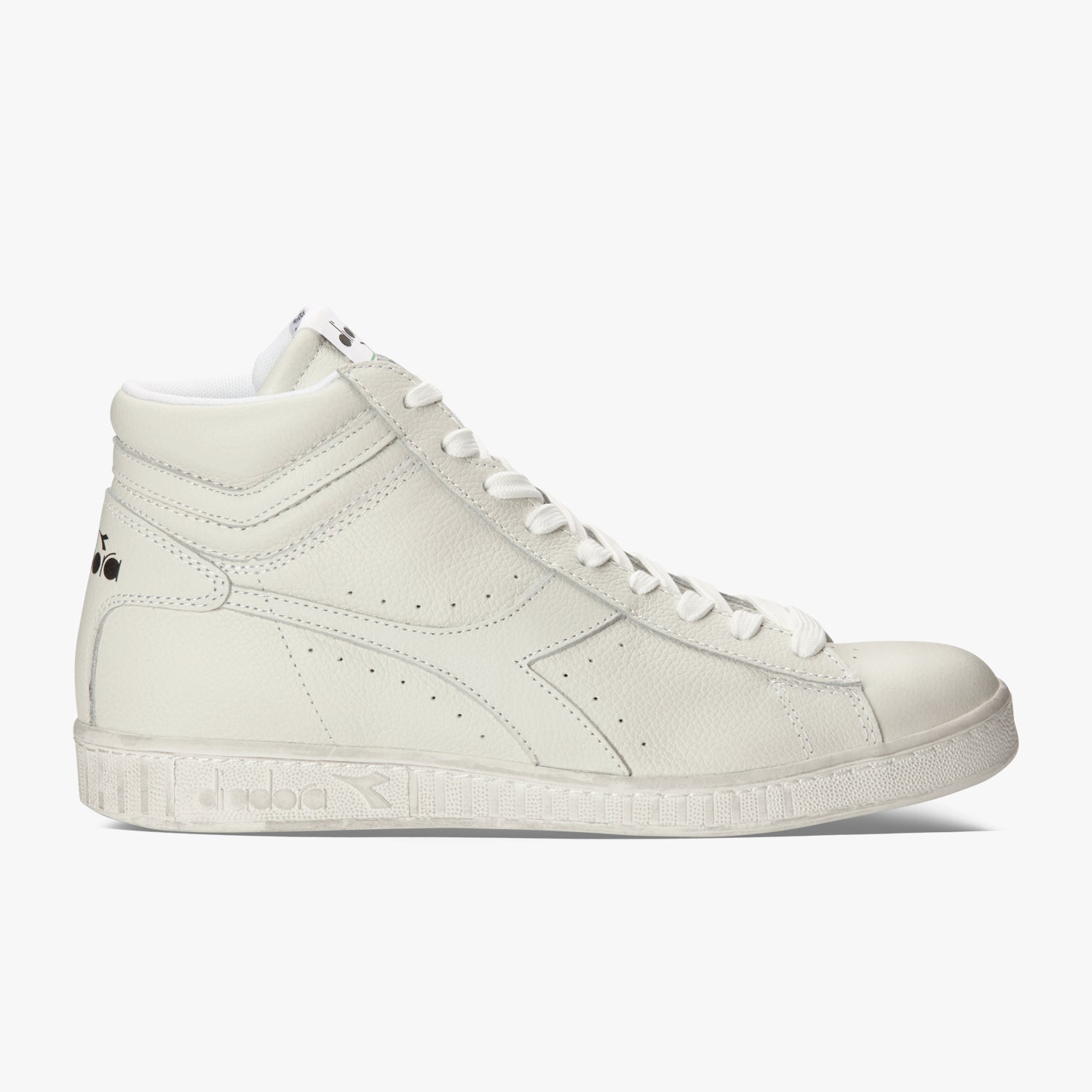 Game L High Waxed Scarpa sportiva / Bianco - Ideal Moda