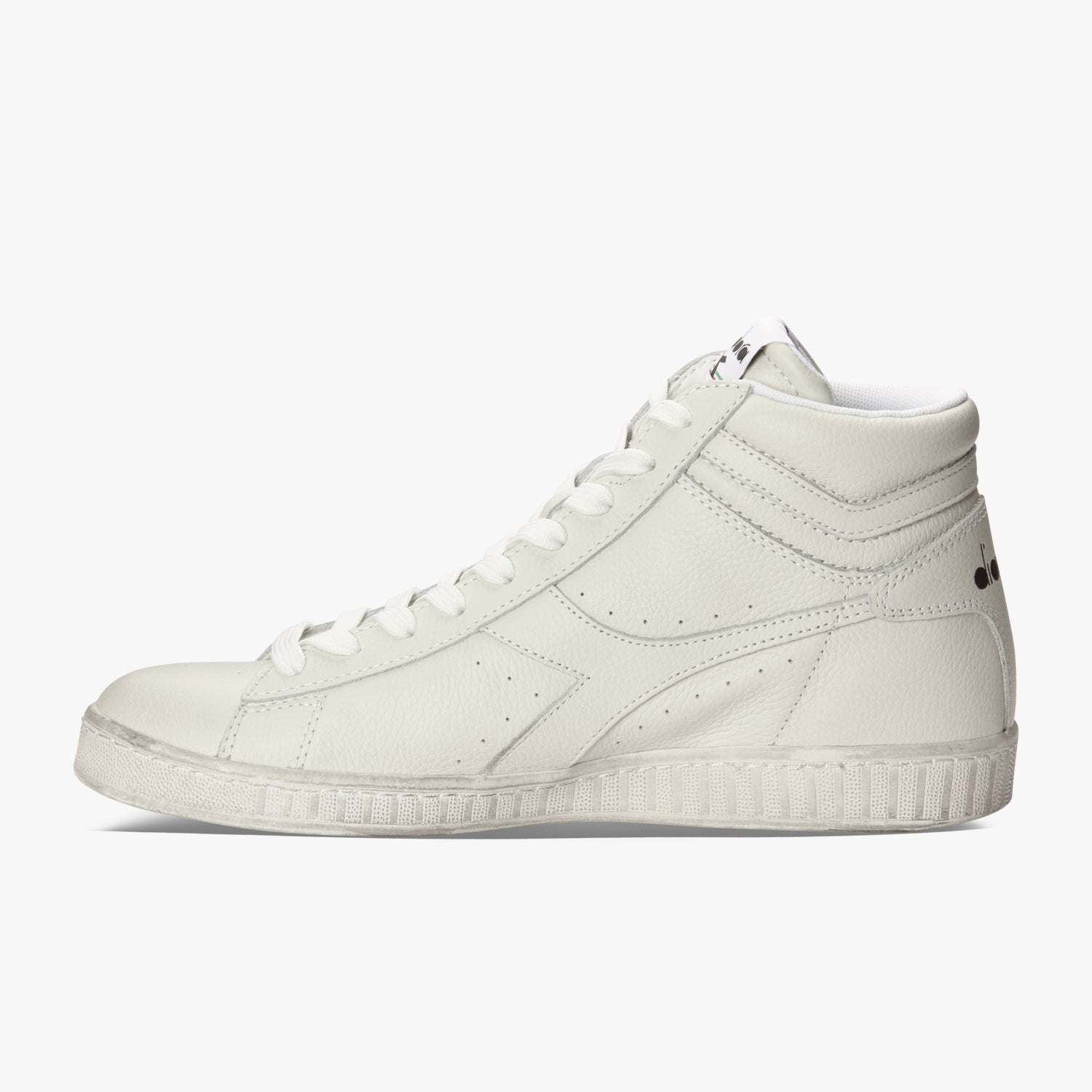 Game L High Waxed Scarpa sportiva / Bianco - Ideal Moda