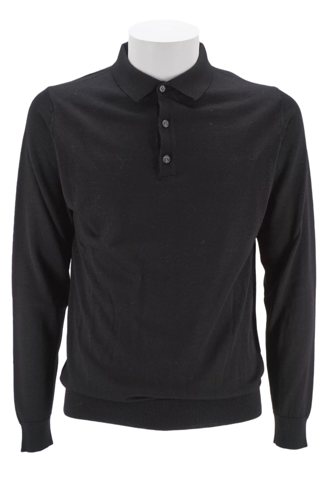 Maglia Polo in Merinos Daniele Fiesoli / Nero - Ideal Moda