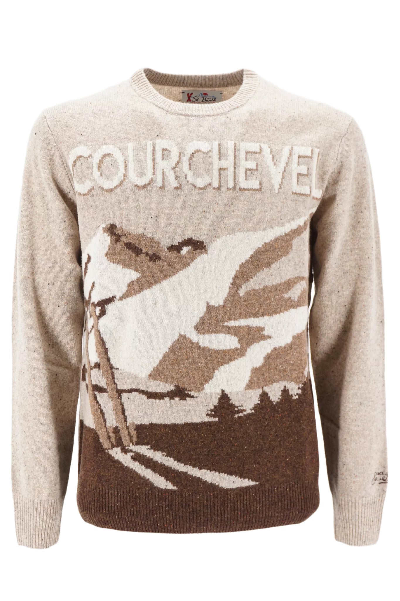 Maglia con Stampa Mc2 Saint Barth / Beige - Ideal Moda