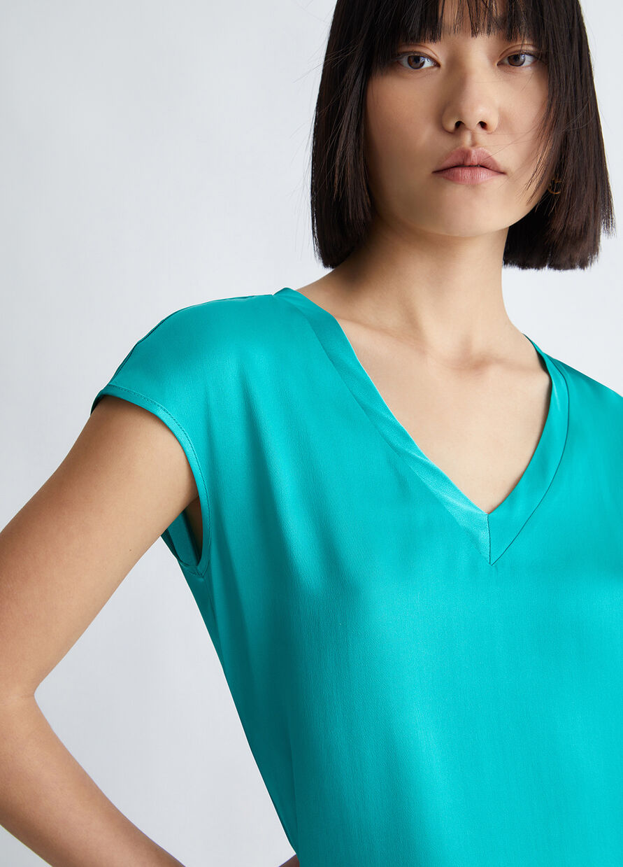 Blusa in Misto Seta Liu Jo / Verde - Ideal Moda