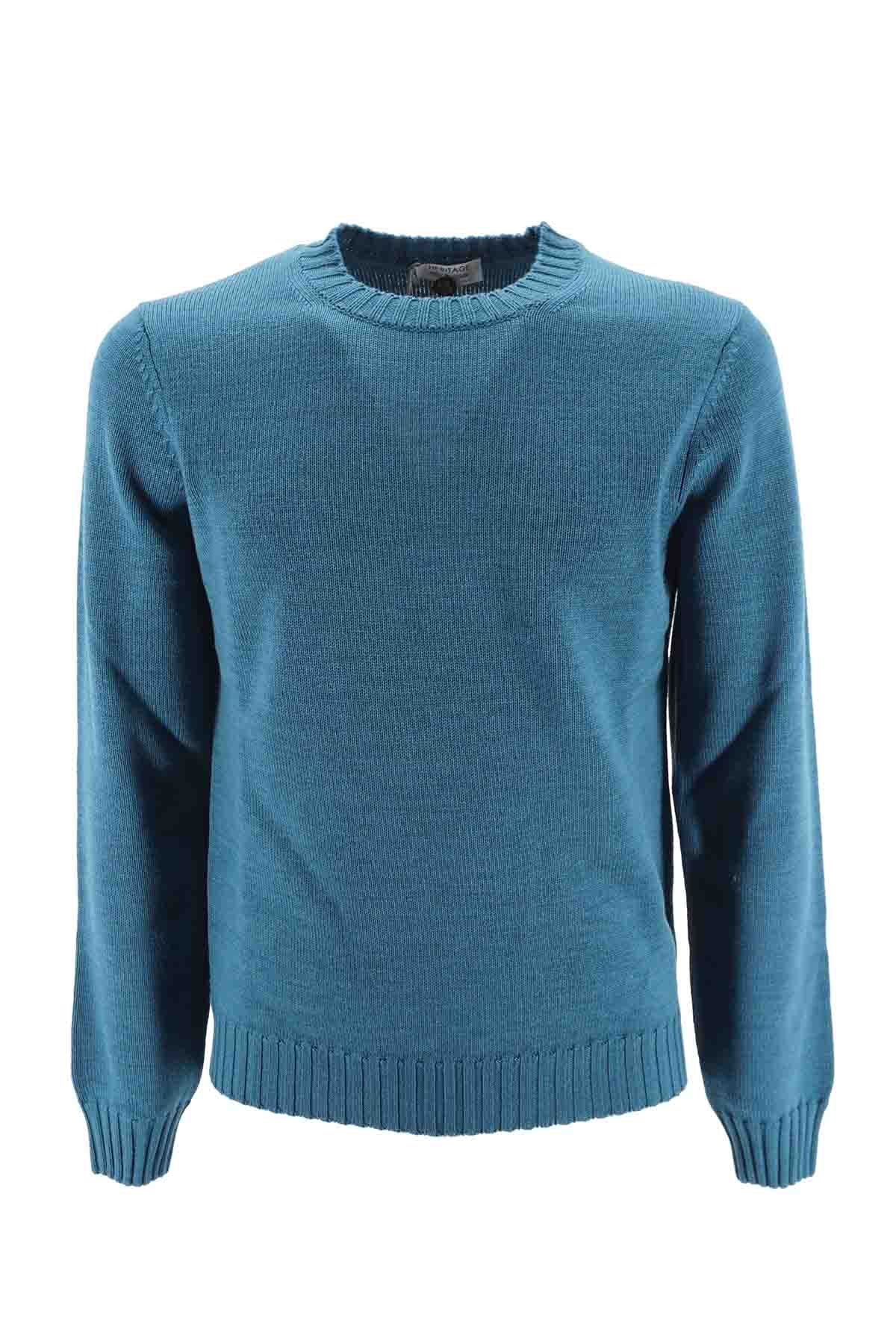 Maglia Heritage Girocollo / Ottanio - Ideal Moda
