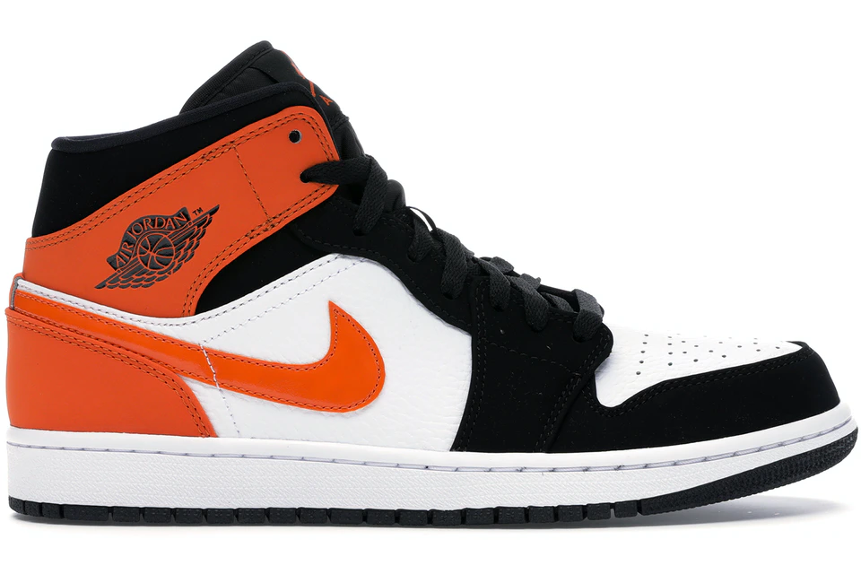 Nike Air Jordan 1 Mid / Arancione - Ideal Moda