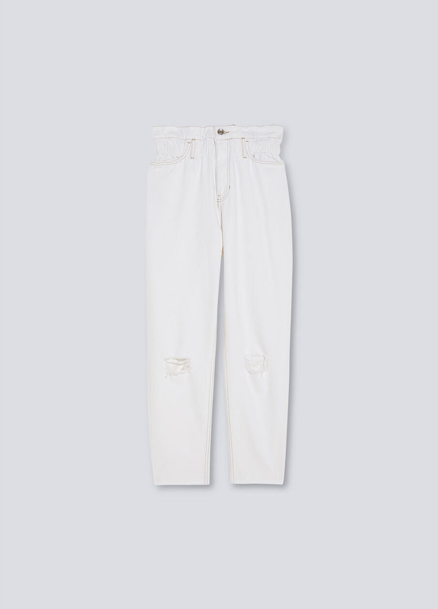 Jeans Liu Jo Boyfriend / Bianco - Ideal Moda