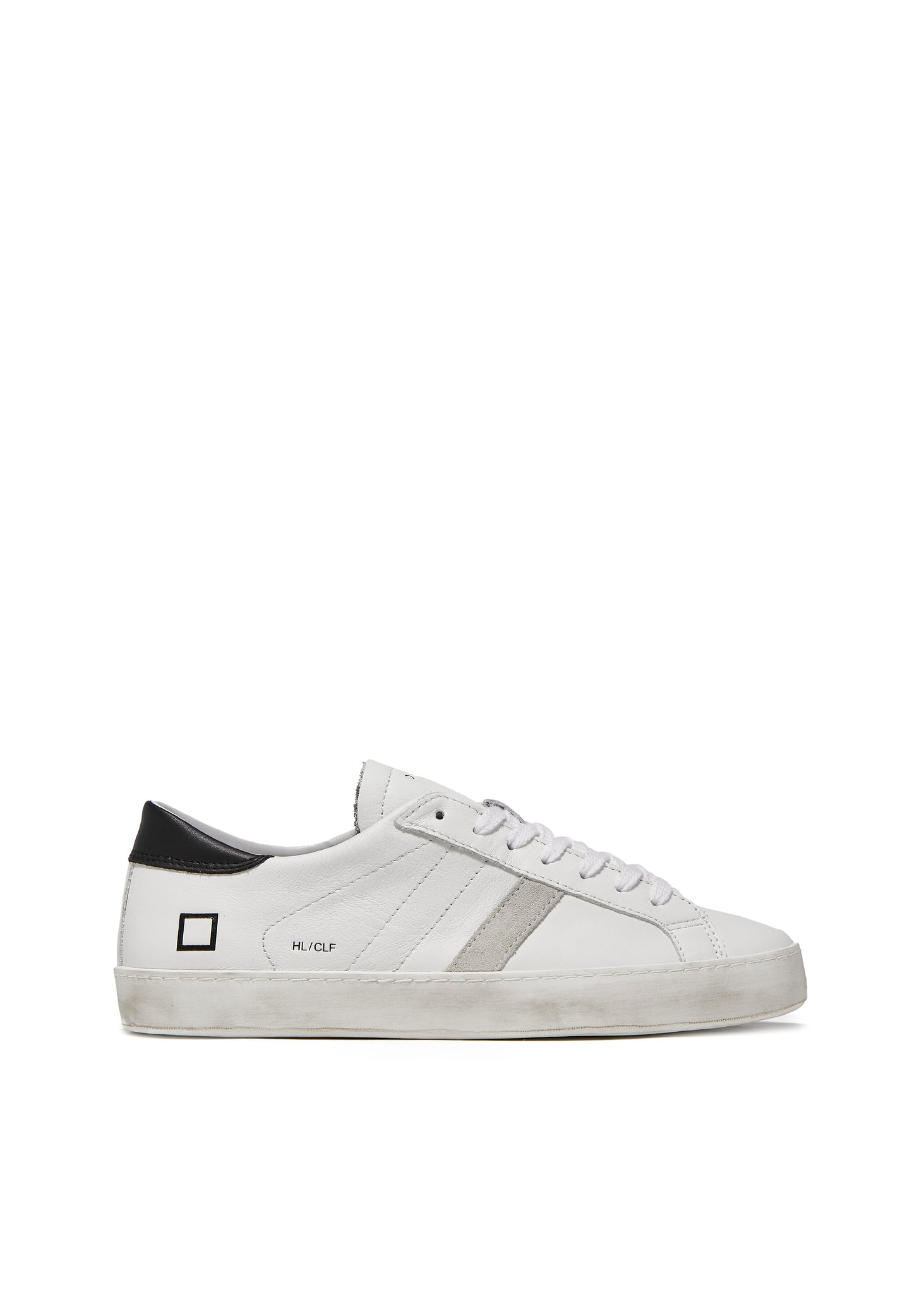 Sneaker Hill Low Calf DATE / Bianco - Ideal Moda