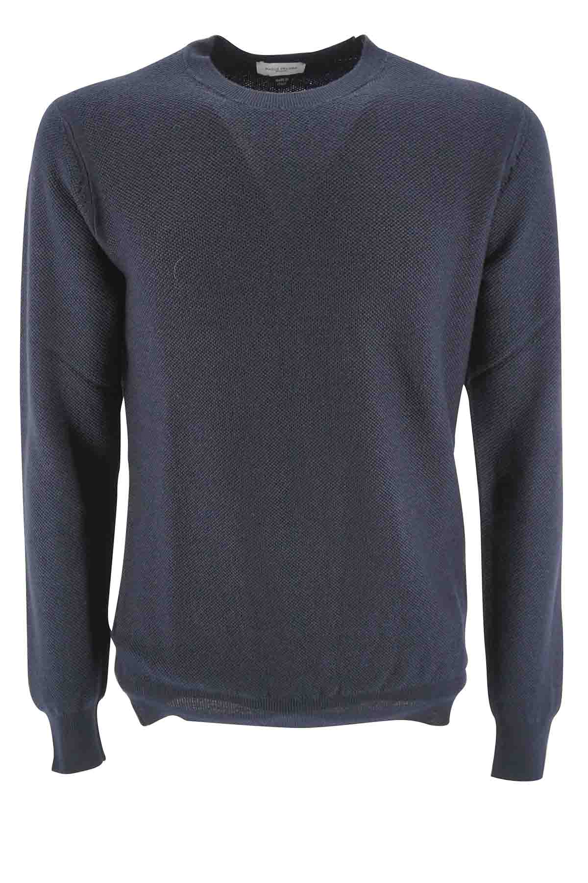 Maglia Paolo Pecora tramata / Blu - Ideal Moda
