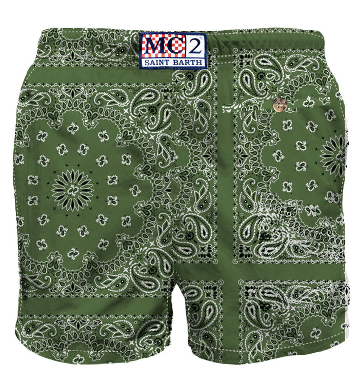 Costume Mc2 Saint Barth a Fantasia / Verde - Ideal Moda