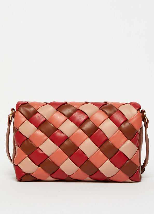 Borsa a Tracolla Intrecciata Liu Jo / Rosso - Ideal Moda