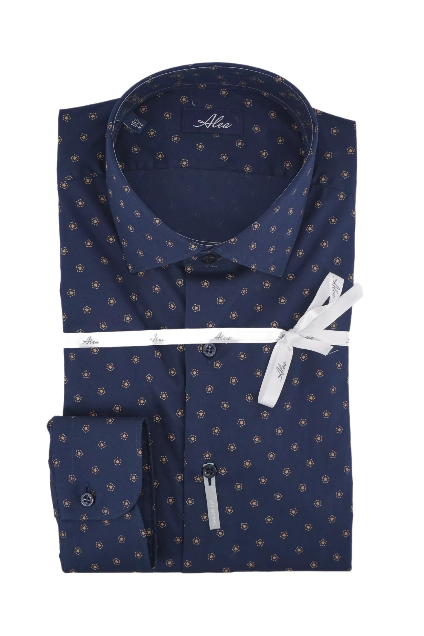 Camicia con Fantasia Alea / Blu - Ideal Moda