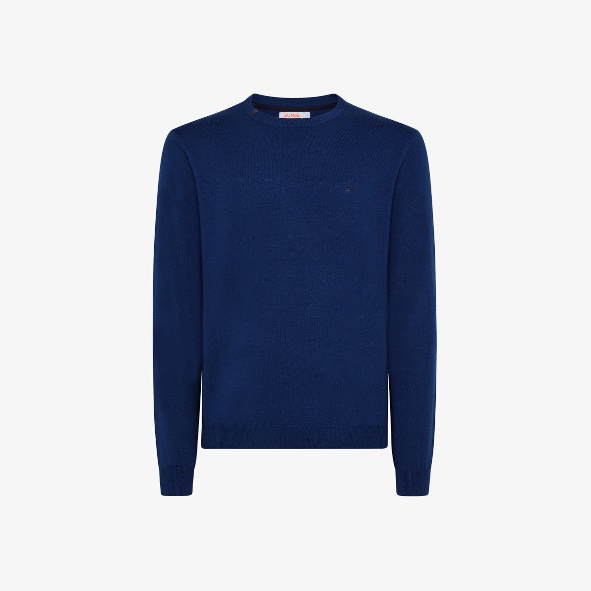 Maglia Sun 68 Girocollo / Blu - Ideal Moda