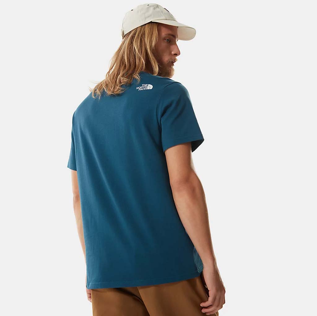 T-Shirt Uomo Mountain Line / Blu - Ideal Moda