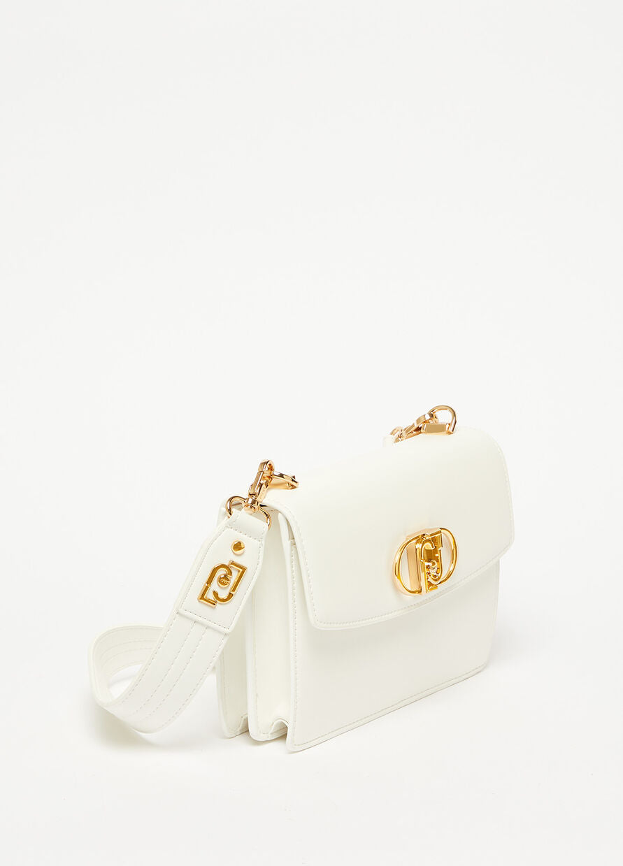 Borsa a Spalla con Logo Liu Jo / Bianco - Ideal Moda