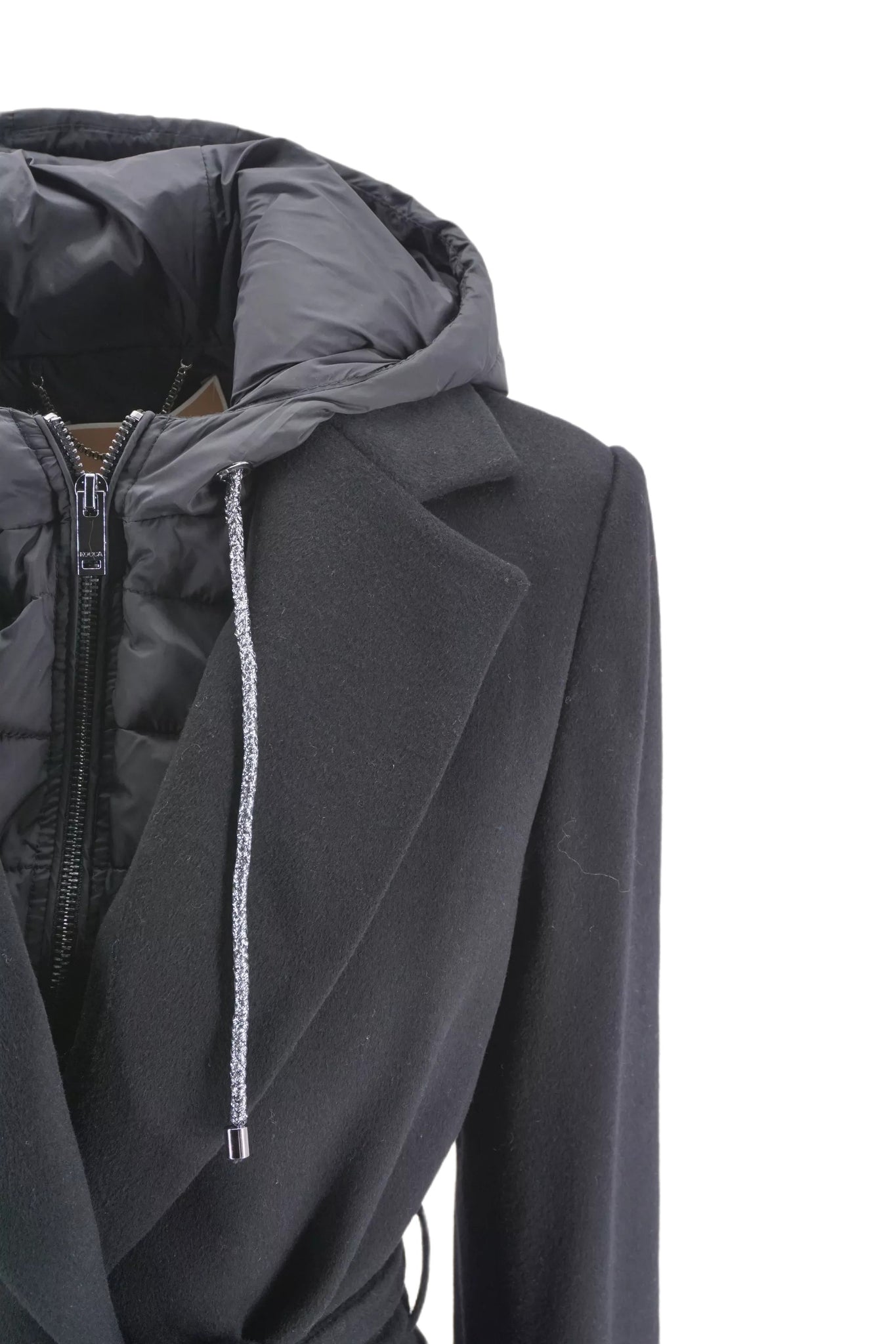 Cappotto con Gilet Kocca / Nero - Ideal Moda