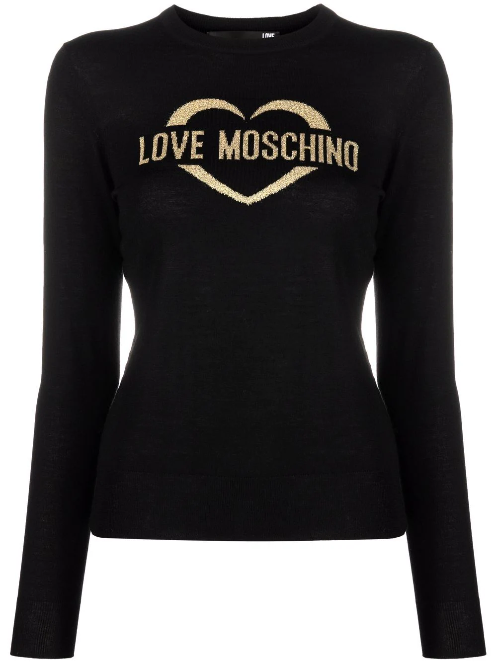 Maglia Love Moschino con Logo / Nero - Ideal Moda