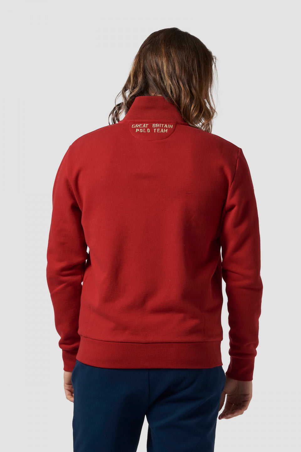 Felpa La Martina Fullzip / Rosso - Ideal Moda