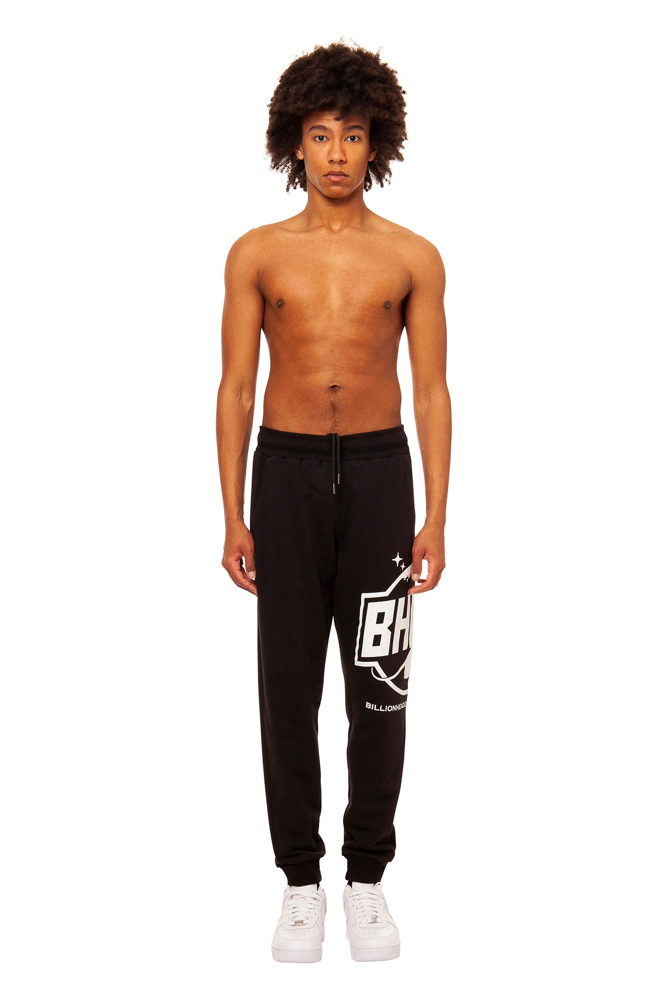 Pantalone tuta unisex / Nero - Ideal Moda