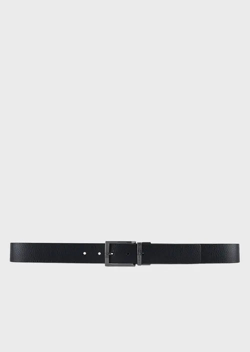 Cintura Reversibile in Pelle Emporio Armani / Blu - Ideal Moda