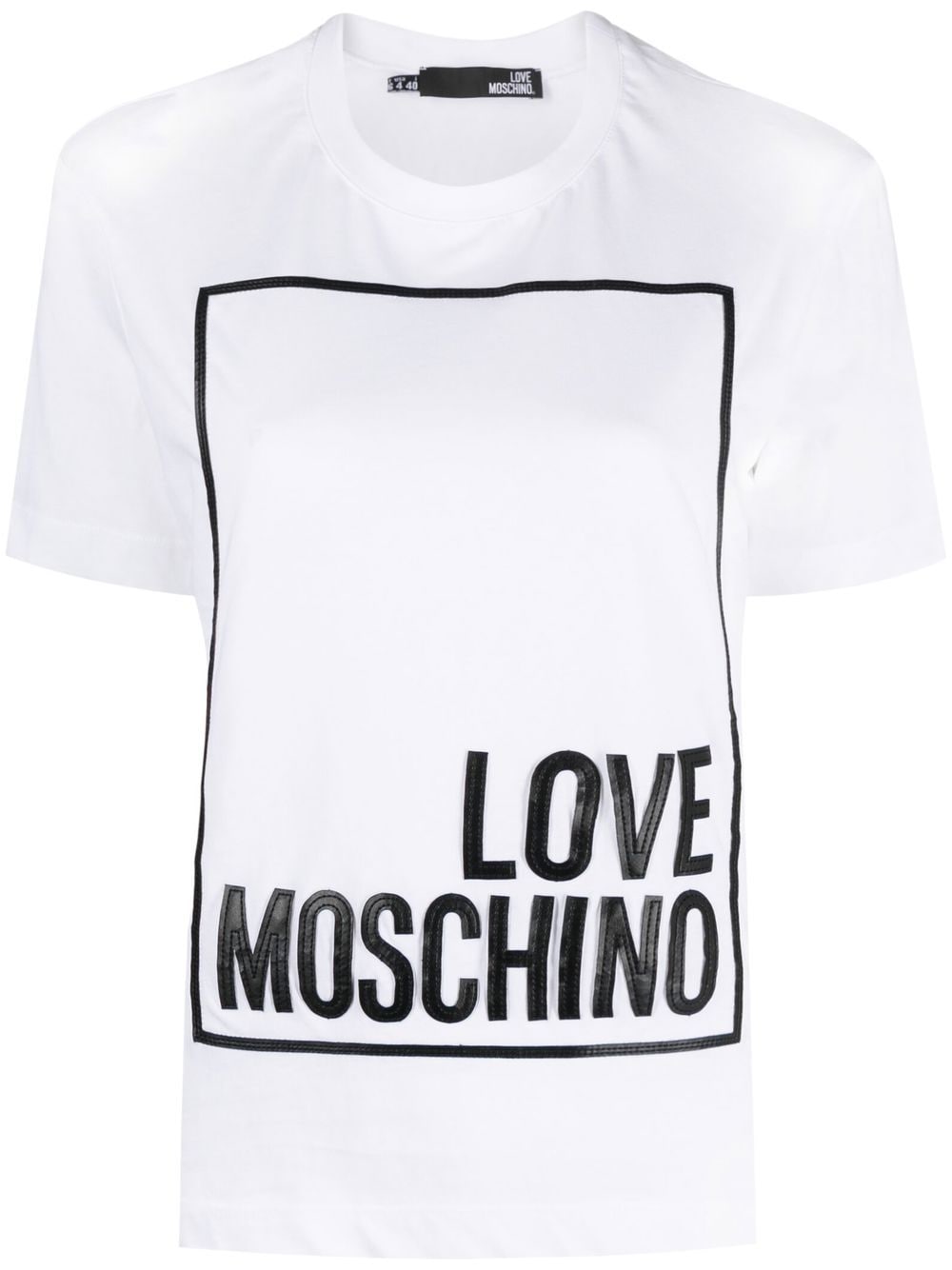 T-Shirt con Logo Love Moschino / Bianco - Ideal Moda