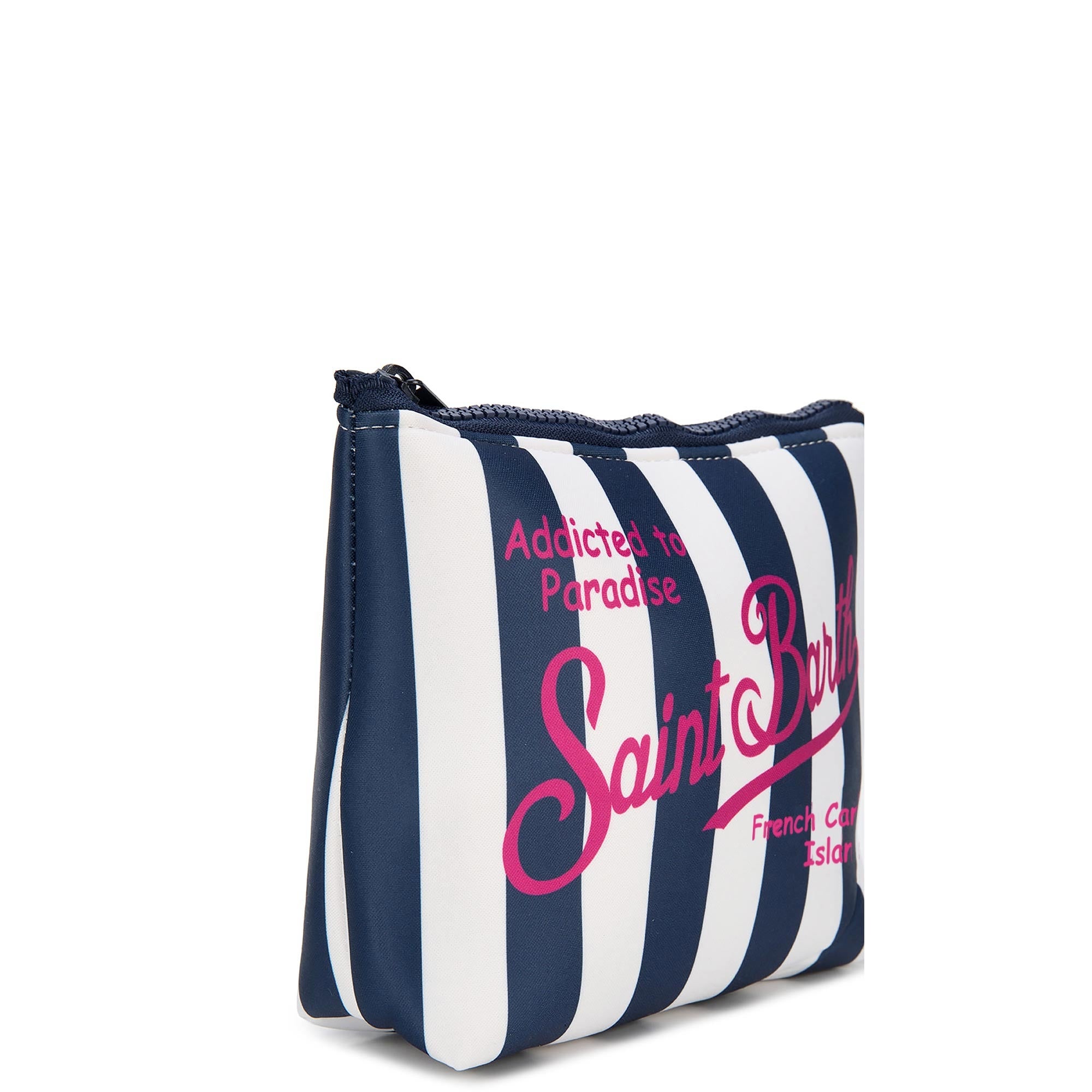 Pochette Tessuto Scuba / Blu - Ideal Moda