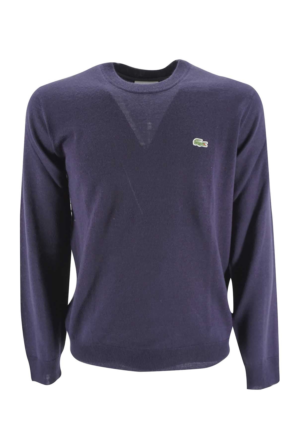 Maglia Lacoste Girocollo / Blu - Ideal Moda