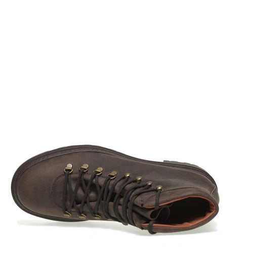 Stivaletto in Nabuk Frau / Marrone - Ideal Moda