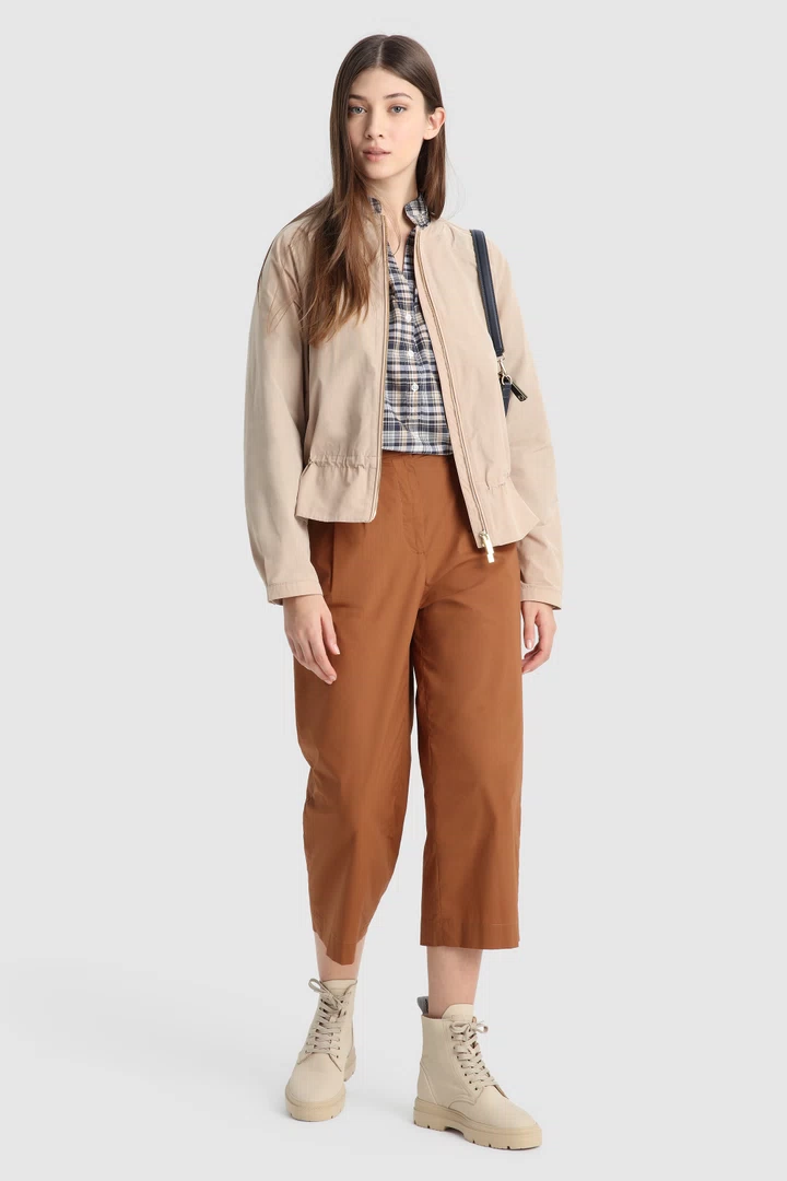 Giacca Woolrich City Bomber / Beige - Ideal Moda