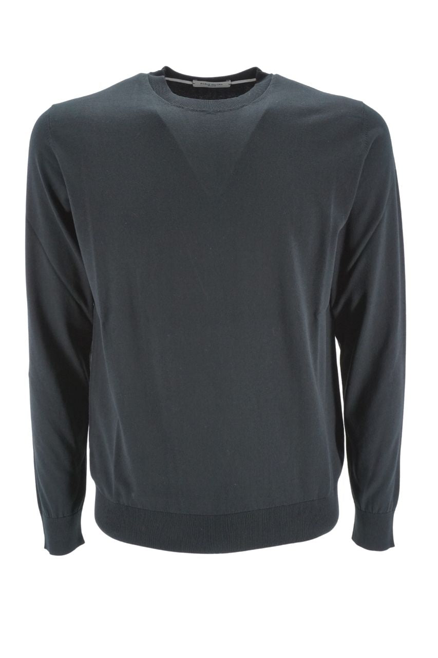 Maglia Paolo Pecora in Cotone / Nero - Ideal Moda