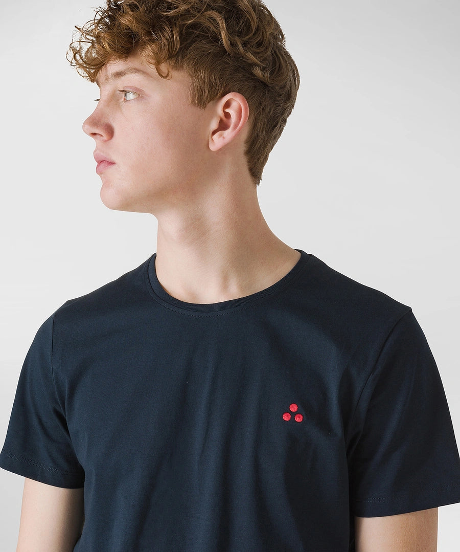 T-Shirt con Logo Ricamato Peuterey / Blu - Ideal Moda