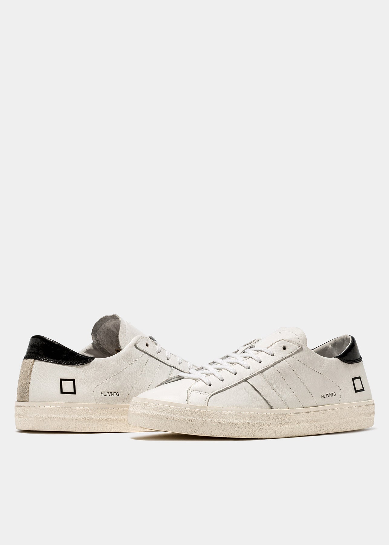Sneaker DATE Hill Low Vintage Calf / Bianco - Ideal Moda