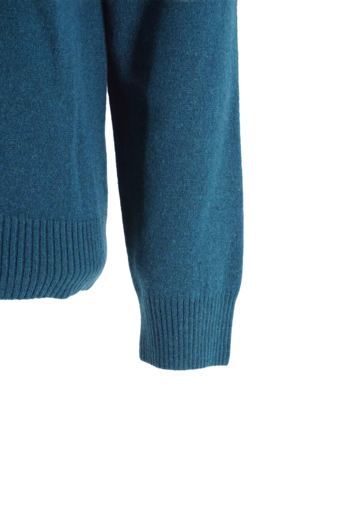 Maglia Girocollo in Cashmere Riciclato / Verde - Ideal Moda