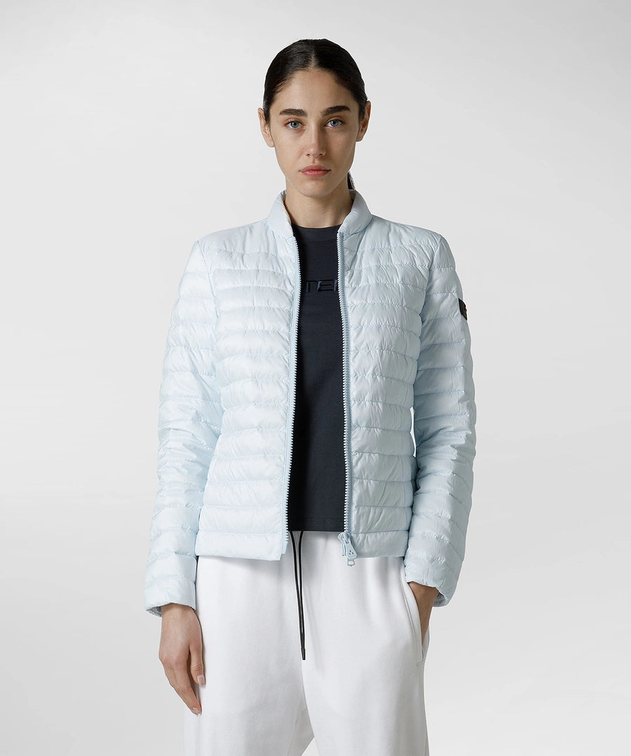 Piumino Ultraleggero con Logo Peuterey / Celeste - Ideal Moda