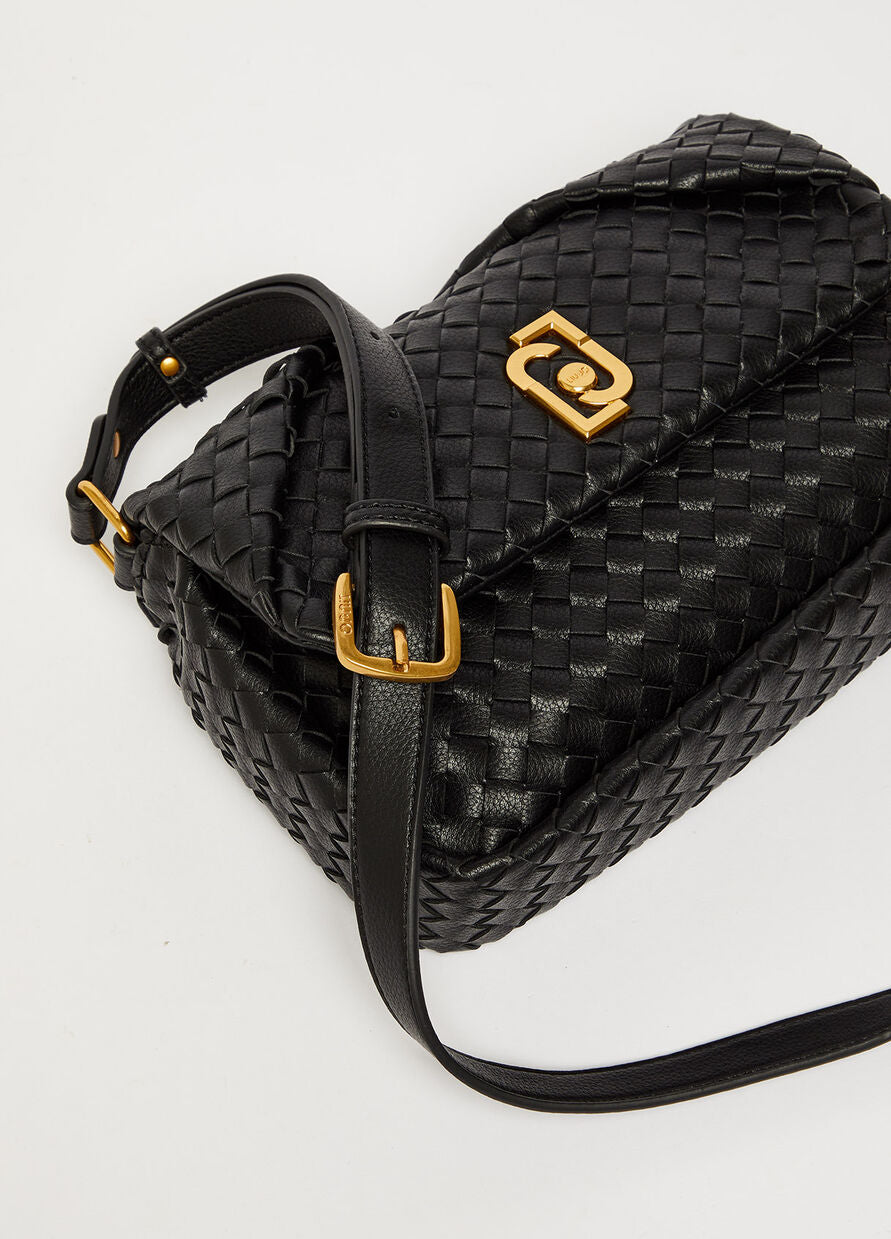 Borsa a Spalla Intrecciata Liu Jo / Nero - Ideal Moda