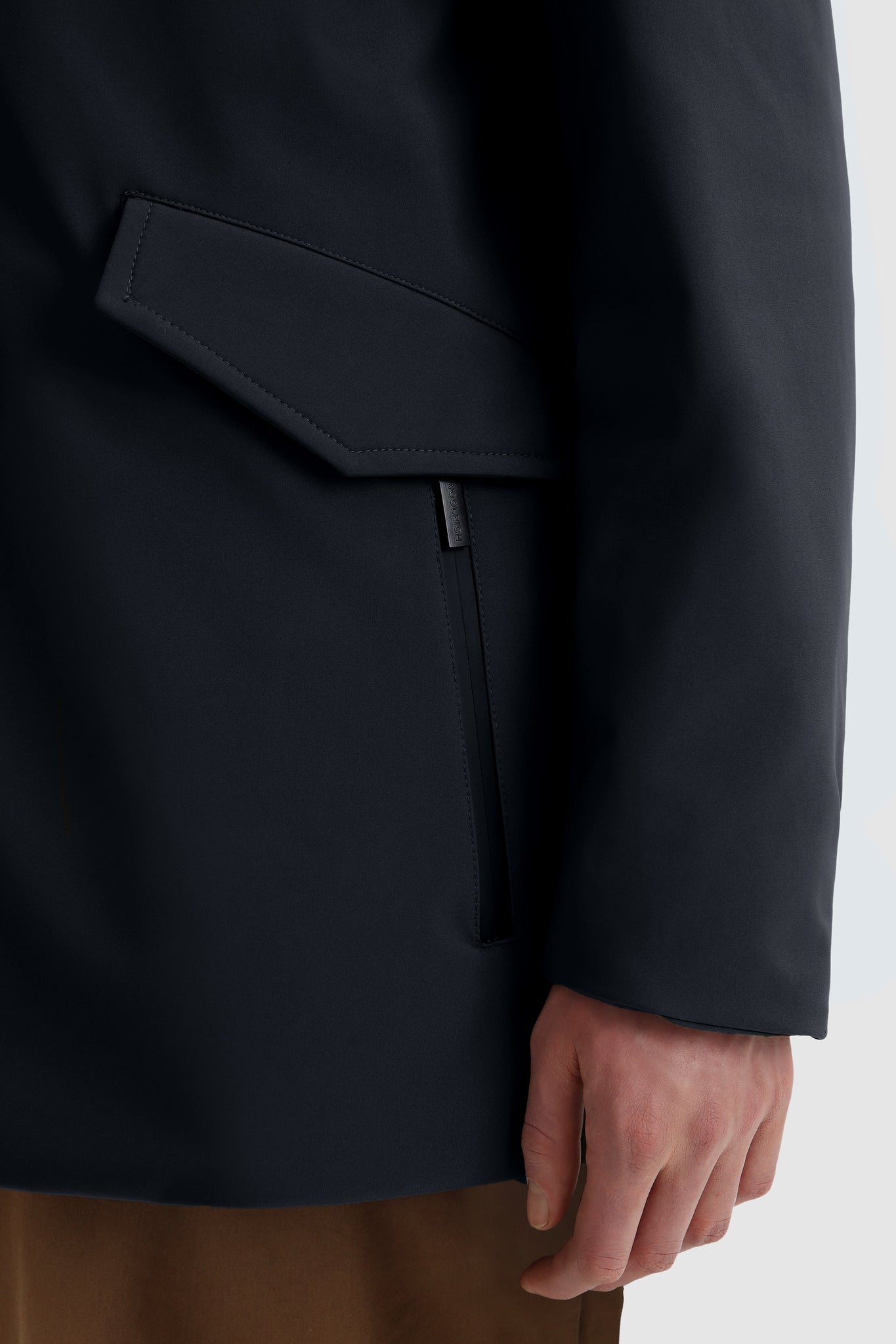 Giacca Woolrich in soft shell / Blu - Ideal Moda