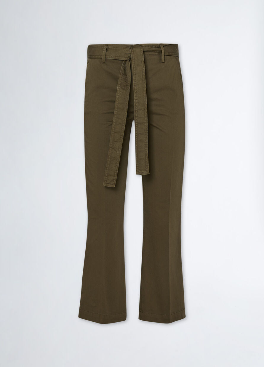 Pantalone Chino con Cintura Liu Jo / Verde - Ideal Moda