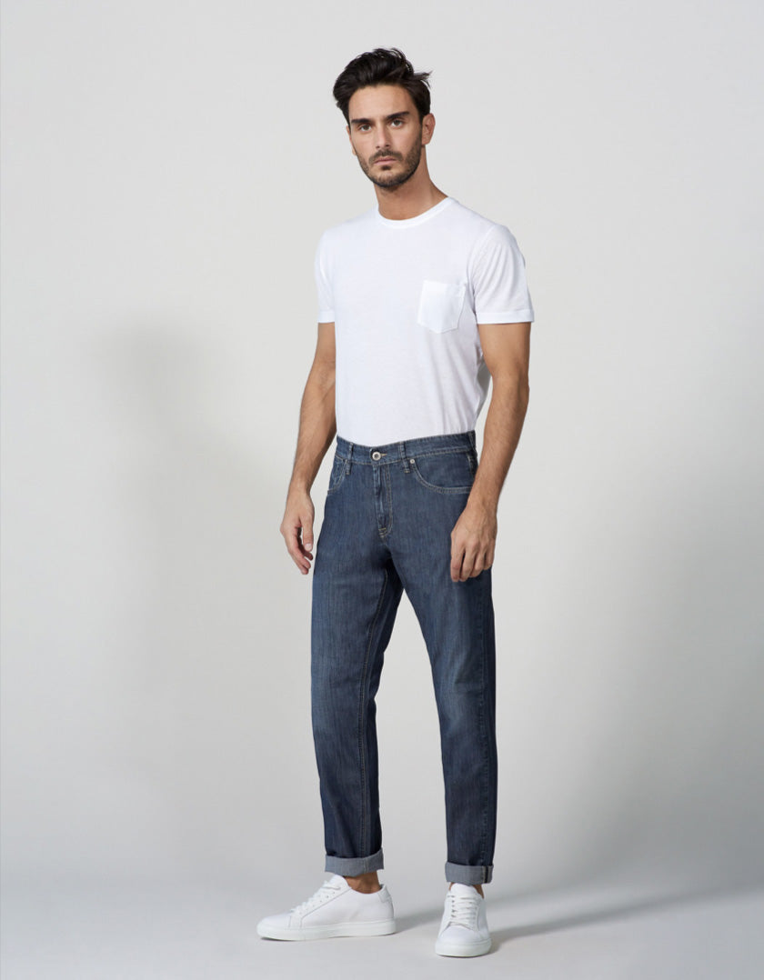 Jeans a vita regolare / Jeans - Ideal Moda