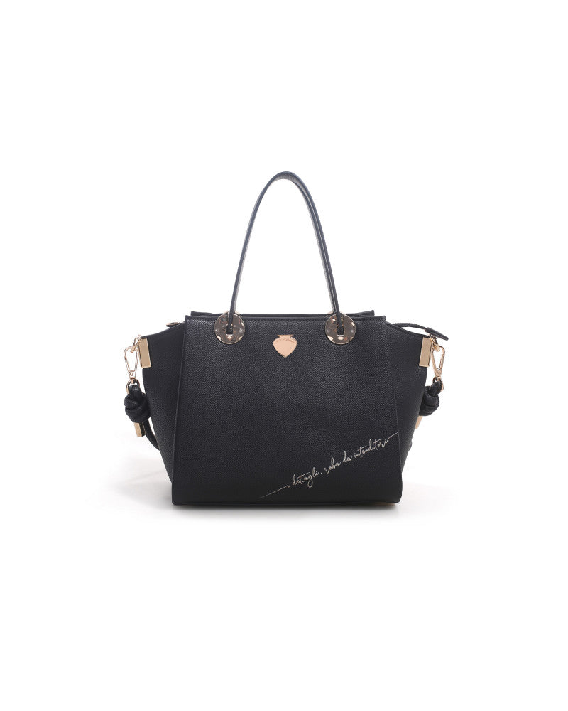 Gardenia DETTAGLI / Nero - Ideal Moda