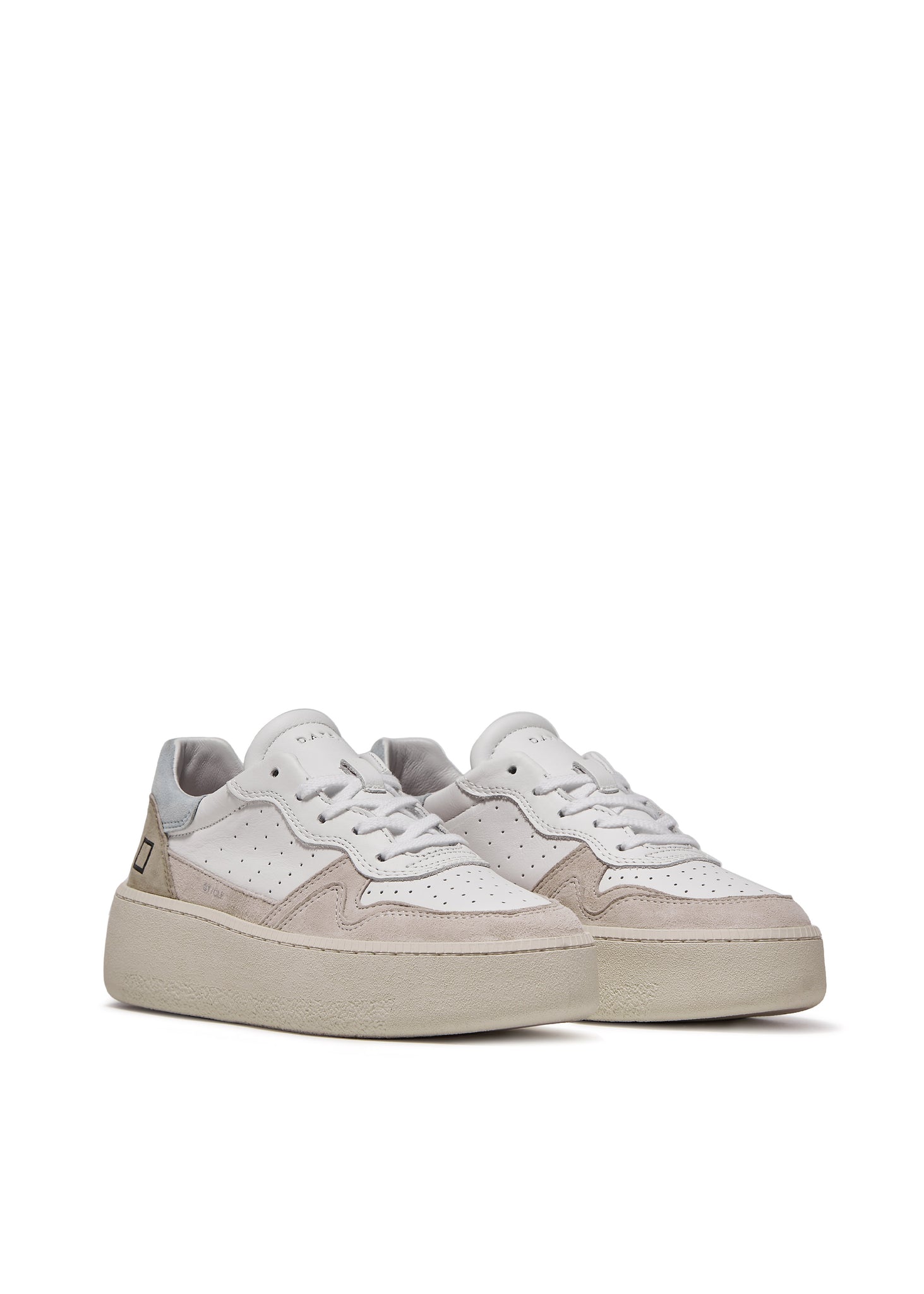 Sneaker Step Calf DATE / Bianco - Ideal Moda