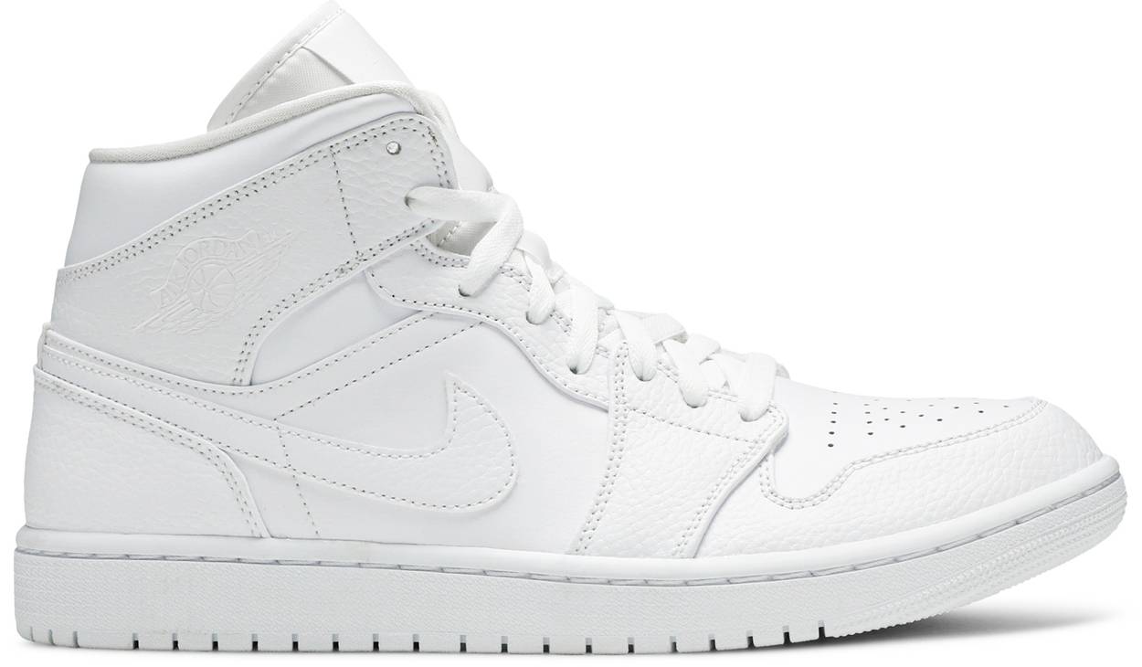 Nike Air Jordan 1 Mid / Bianco - Ideal Moda