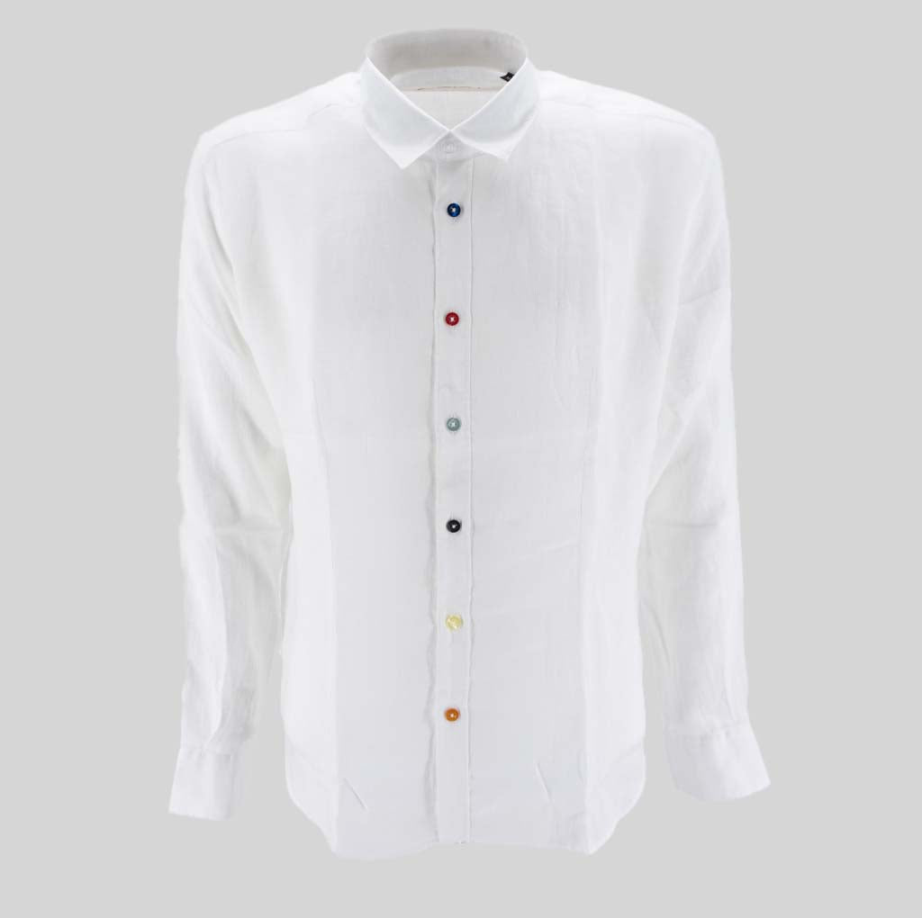 Camicia Collo Italia / Bianco - Ideal Moda