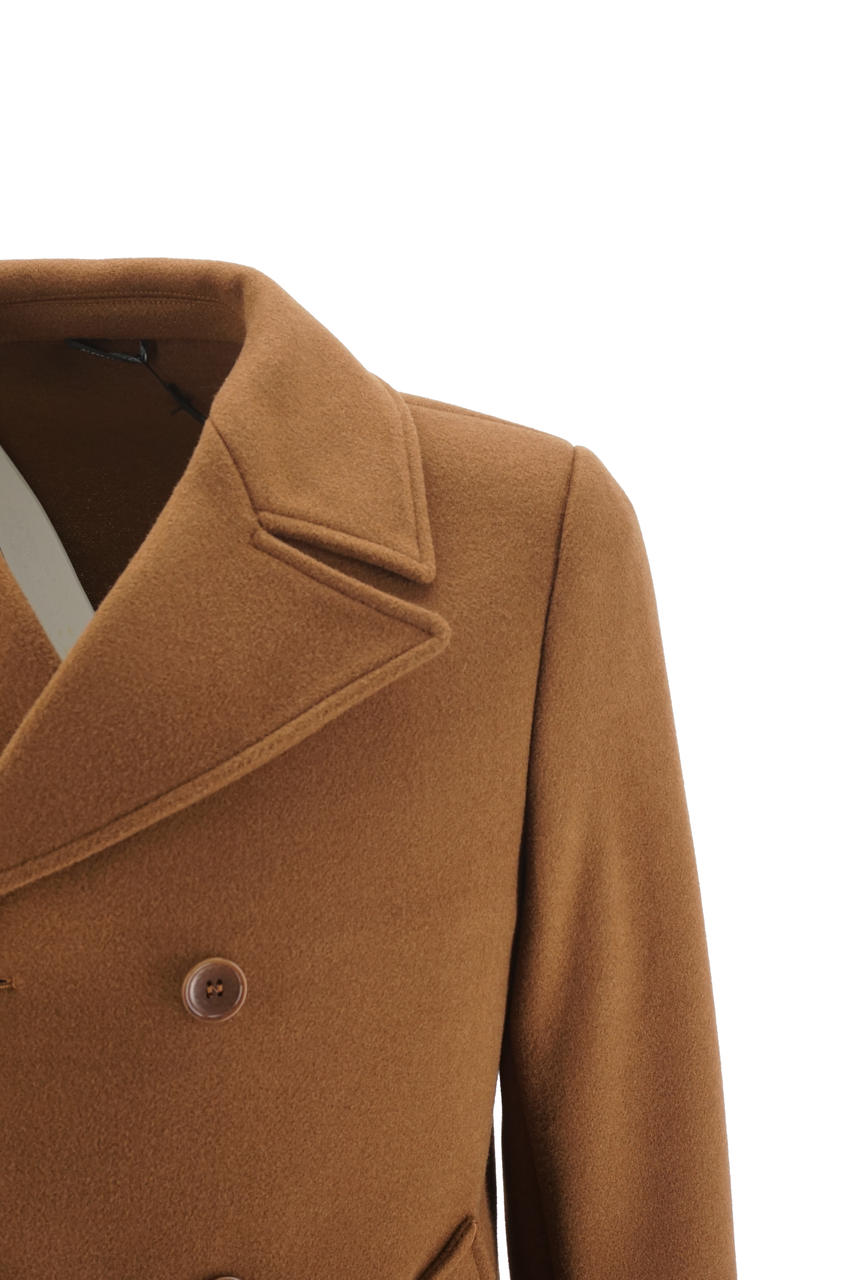 Cappotto Daniele Alessandrini Doppio Petto / Marrone - Ideal Moda