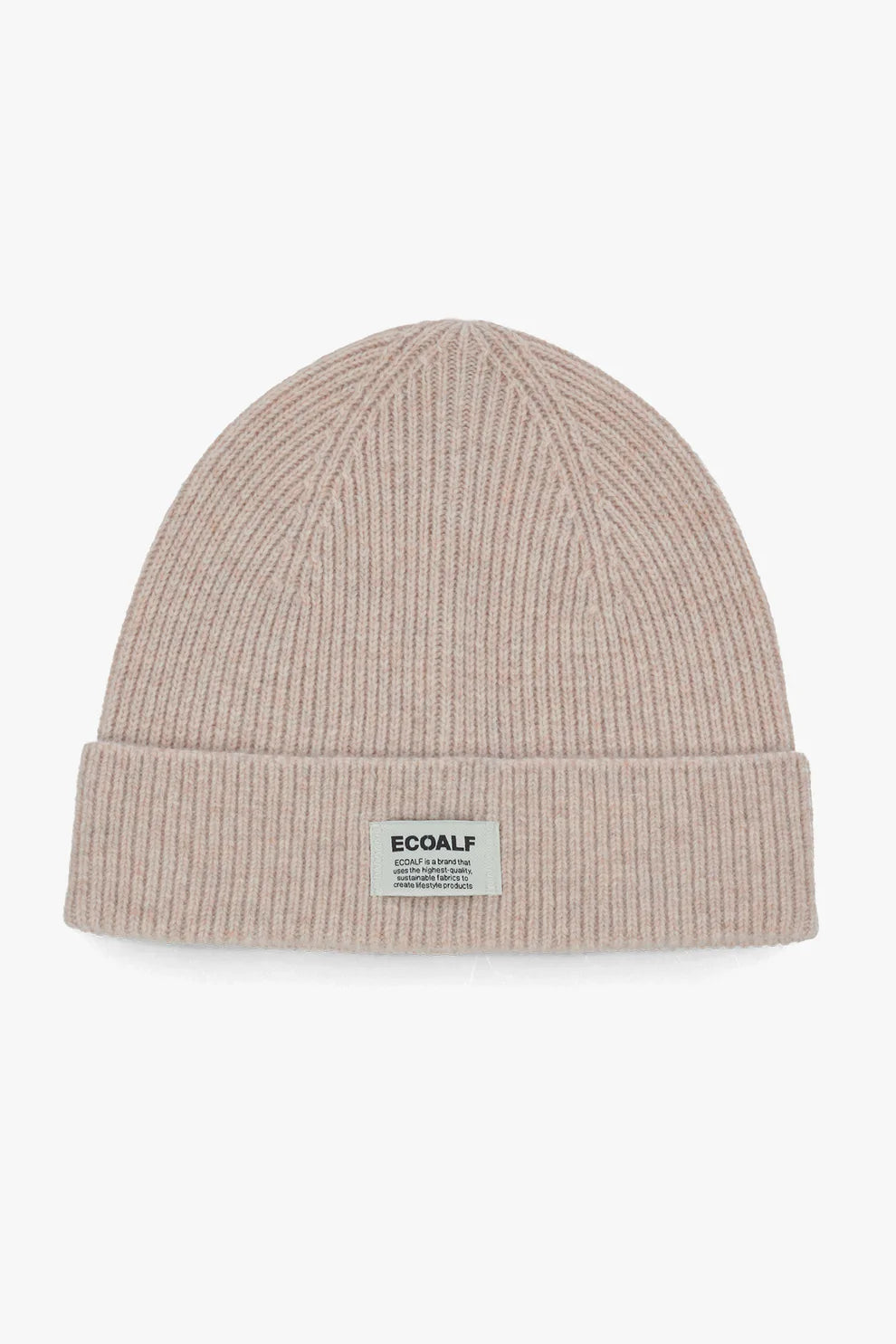 Cappello in Lana con Logo Ecoalf / Beige - Ideal Moda