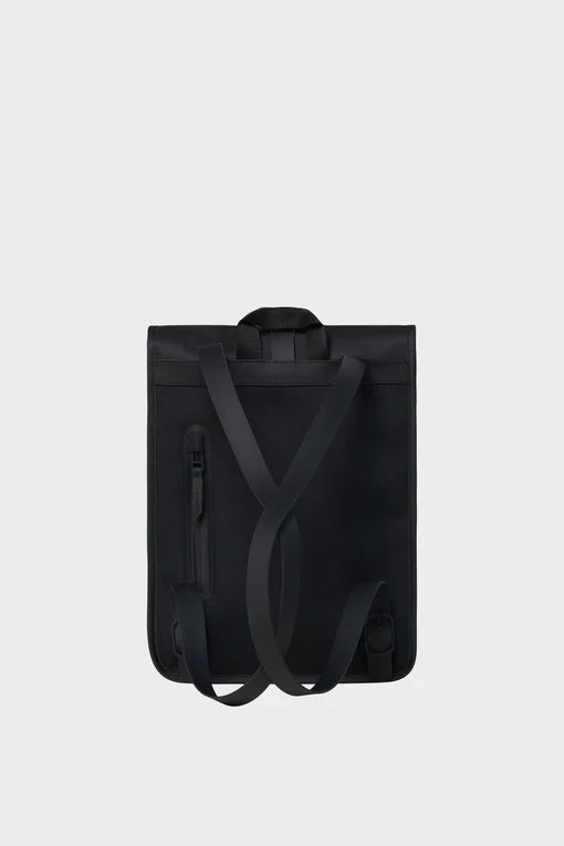 Zaino Rolltop Rucksack Mini Rains / Nero - Ideal Moda