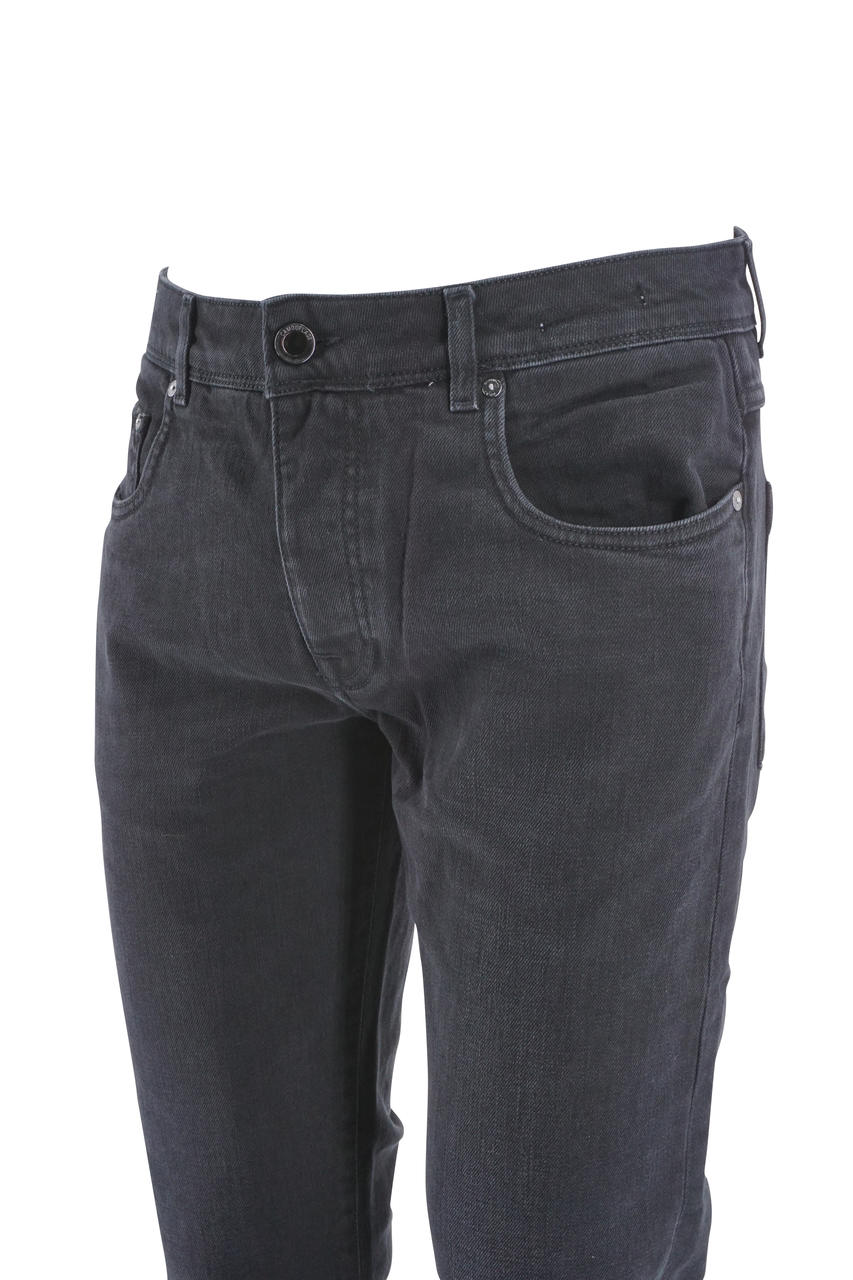Jeans Camouflage Slim Fit / Nero - Ideal Moda