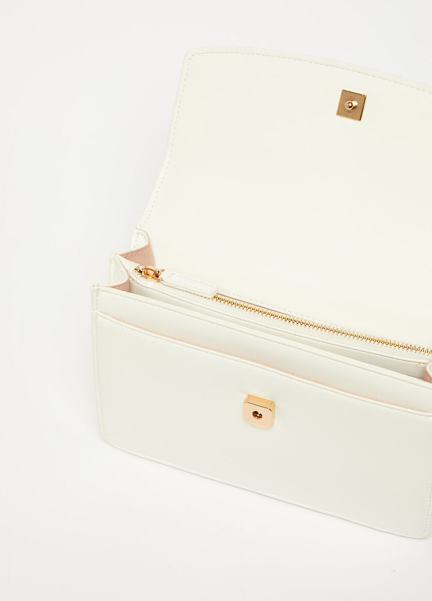 Borsa a Spalla con Logo Liu Jo / Bianco - Ideal Moda
