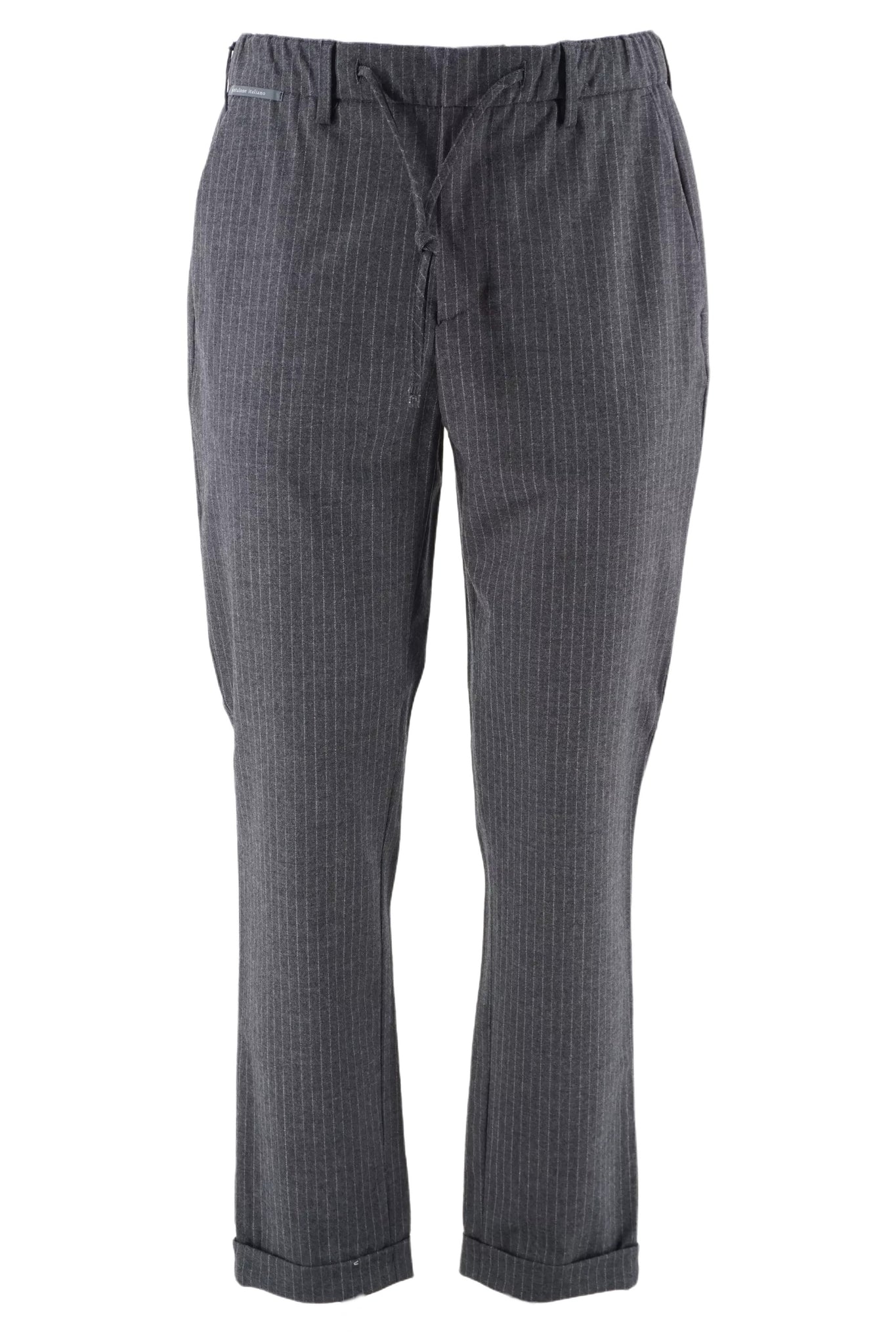 Pantalaccio Gessato Teleria Zed / Grigio - Ideal Moda
