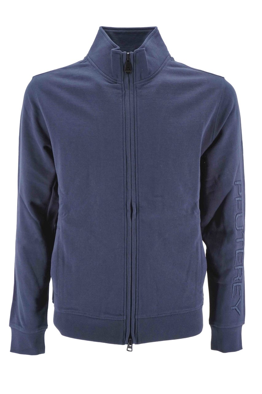 Felpa Peuterey con Zip / Blu - Ideal Moda