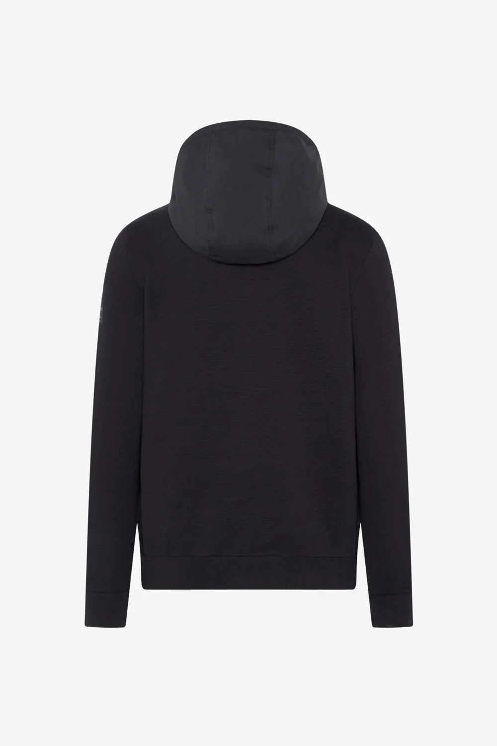 Maglia con Zip e Cappuccio Ecoalf / Nero - Ideal Moda