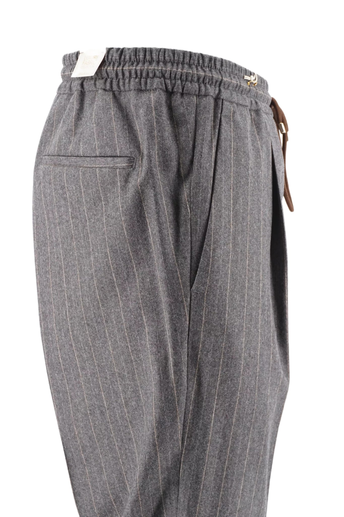 Pantalone con Coulisse Briglia / Grigio - Ideal Moda