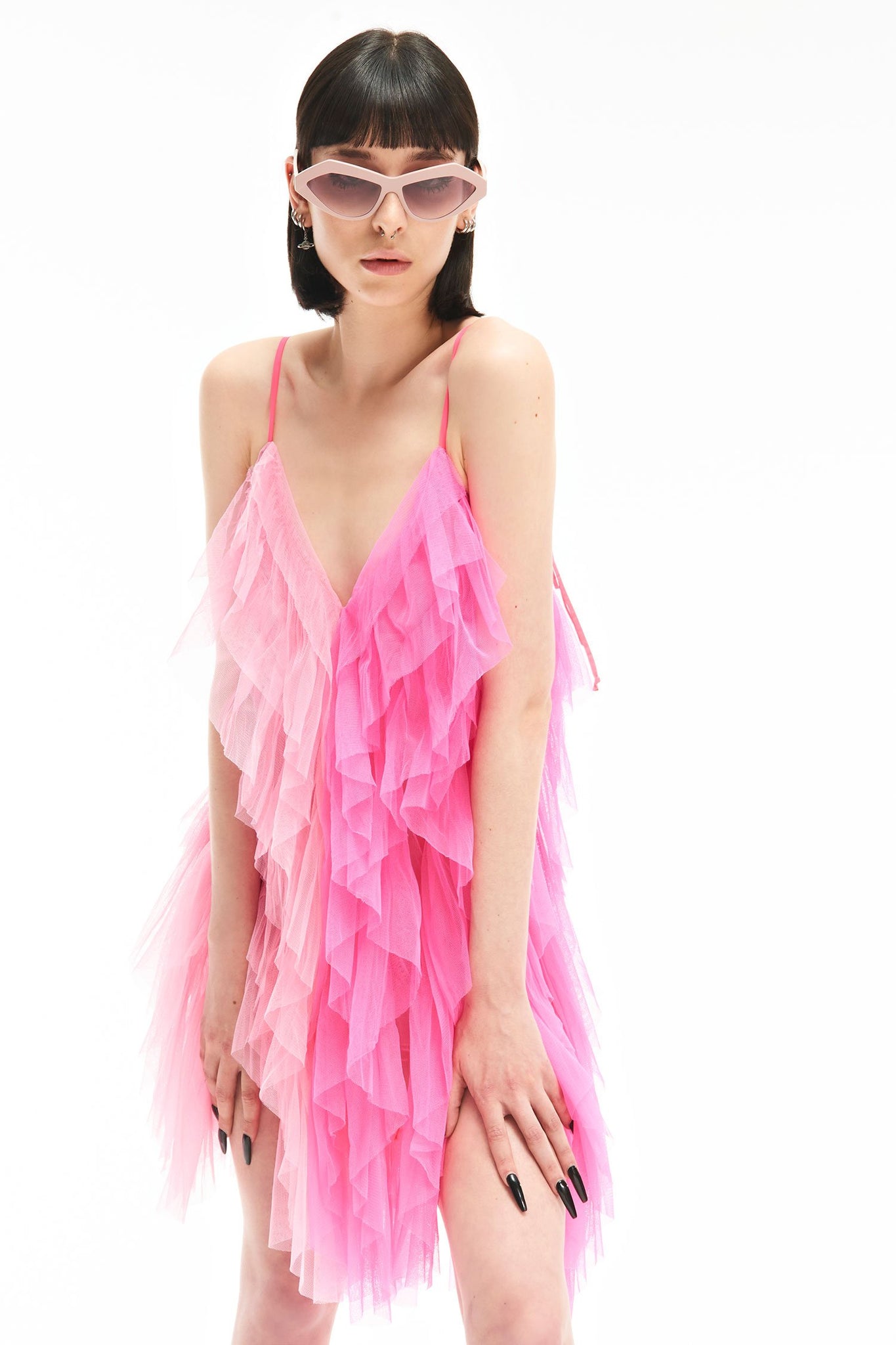 Abito Aniye By in Tulle / Rosa - Ideal Moda